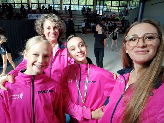 Sofia e Marie alle regionali del campionato Individuale di Ginnastica Ritmica