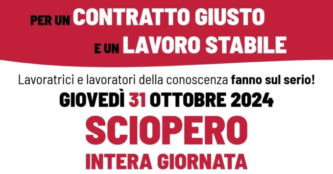 Tagli alle scuole, giovedì sciopero nazionale