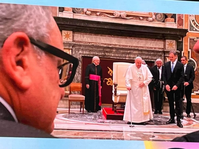 Delegazione del Cna imperiese in udienza dal Papa