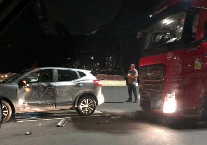 Scontro tra veicoli al casello di Ventimiglia