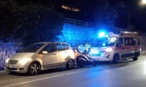 Scooterista ferito dopo tamponamento con auto a Ventimiglia