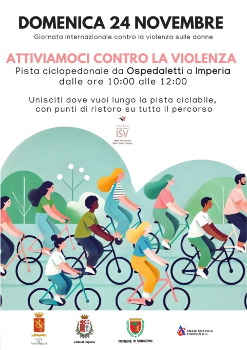 Una passeggiata in bici contro la violenza sulle donne