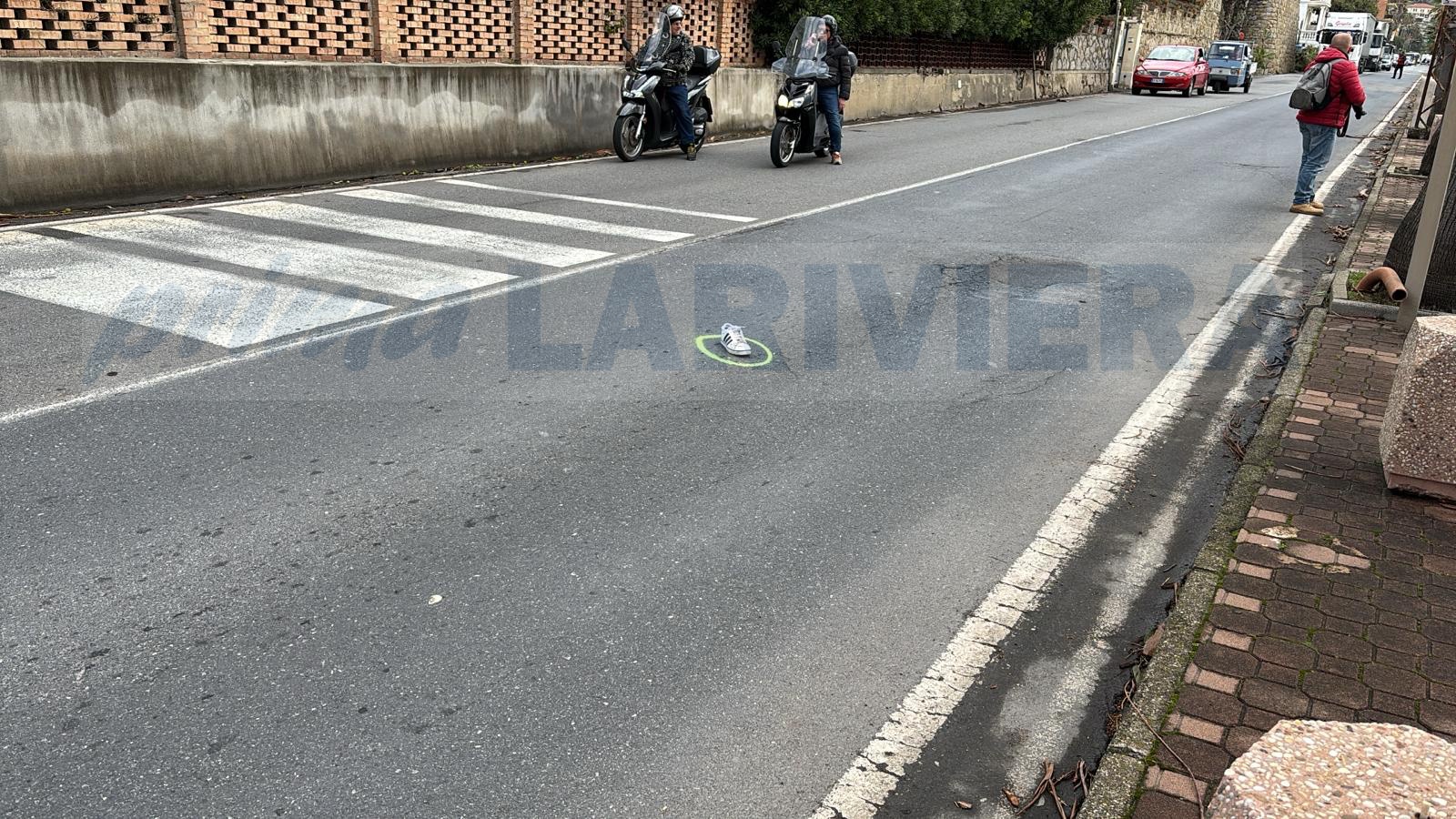 schianto incidente autom oto scooter corso mazzini sanremo 25 novembre 2024