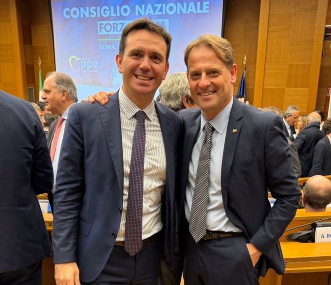 Marco Scajola al Consiglio Nazionale di Forza Italia