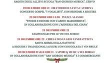 A Cervo gli eventi delle festività natalizie, tra arte, musica, tradizione e appuntamenti per tutte le età