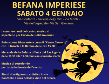 Torna la Befana imperiese di Confesercenti