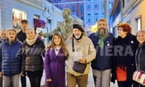 Partito da Sanremo il tour della statua del Disertore