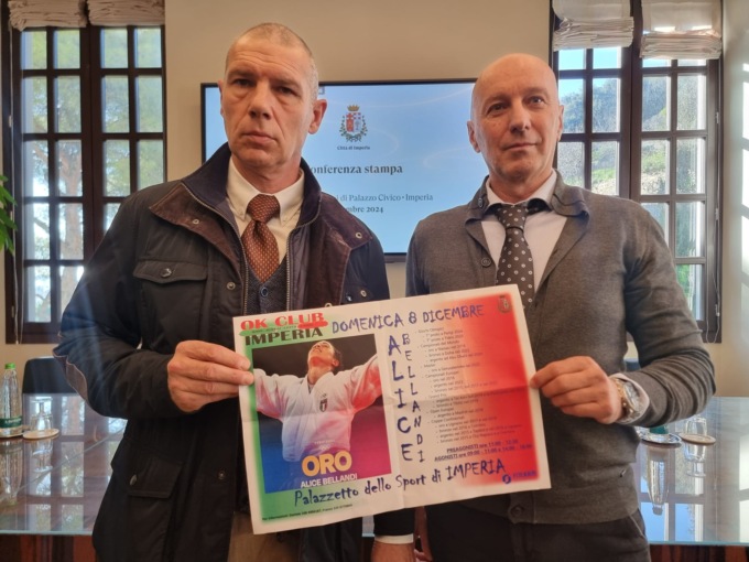 Campionessa olimpica Alice Bellandi a Imperia