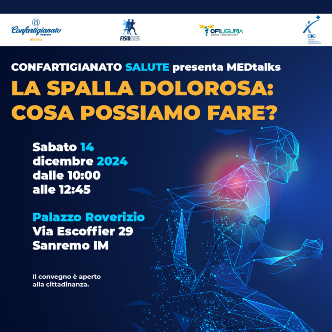 Confartigianato Salute presenta MEDtalks – La spalla dolorosa: cosa fare?
