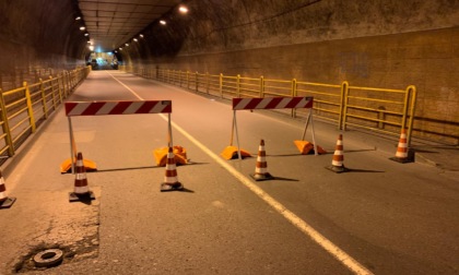 Chiusa di notte per lavori la galleria di via Francia