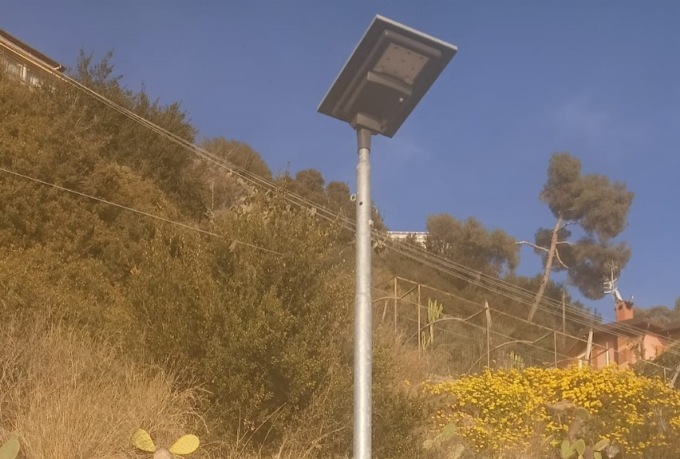 13 nuovi punti luce a energia solare nelle frazioni