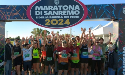 Partiti i podisti della Sanremo Marathon