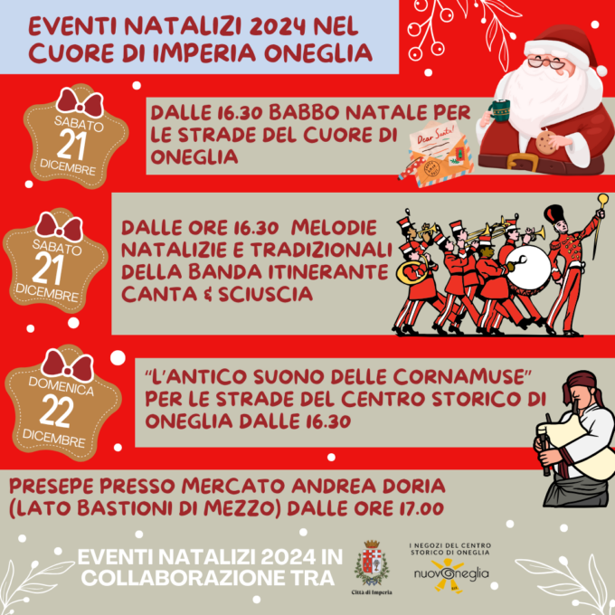 Tre giorni di Festa nel centro storico di Oneglia