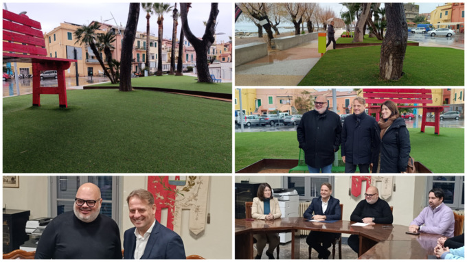 Restyling del waterfront a Riva, terminati i lavori in Piazza Ughetto