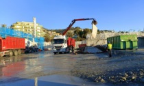 Parcheggio nel cantiere di Portosole durante il Festival