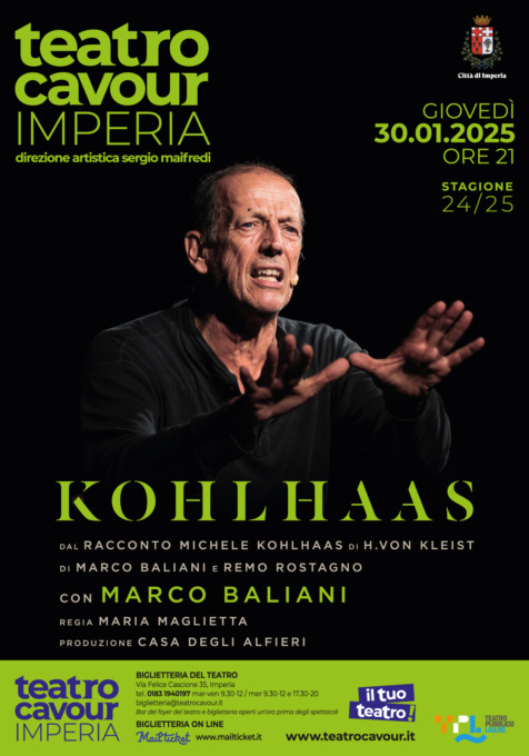Teatro Cavour: in scena lo spettacolo cult “Kohlhaas”