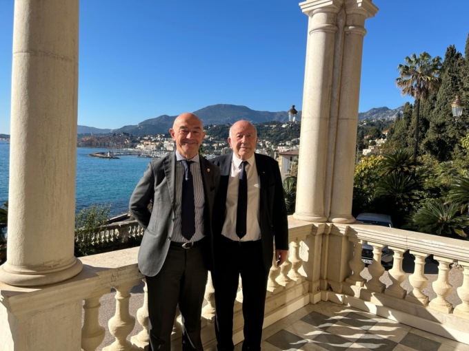 Mager in visita a Mentone, città gemellata con Sanremo