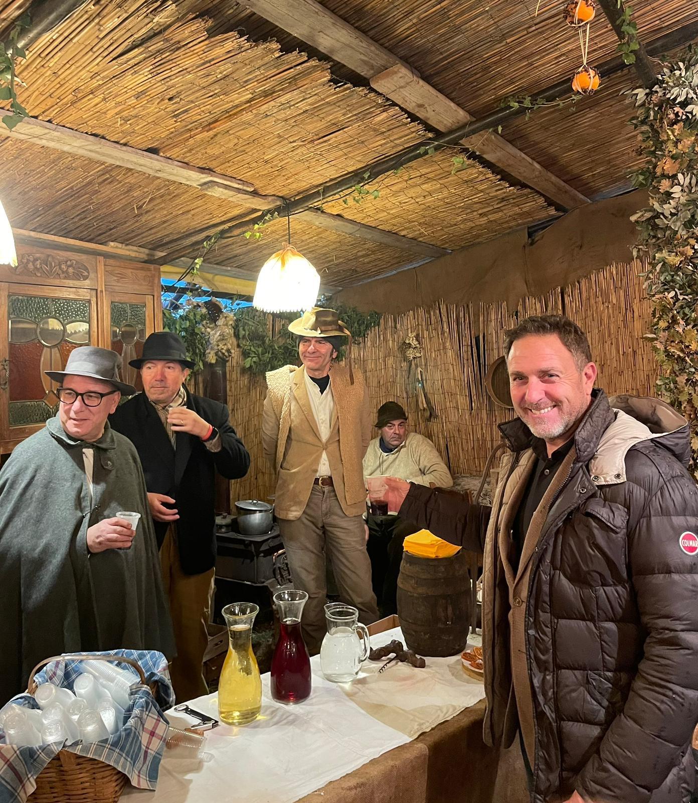 vice presidente Alessandro Piana al presepe vivente di Ranzo (1)