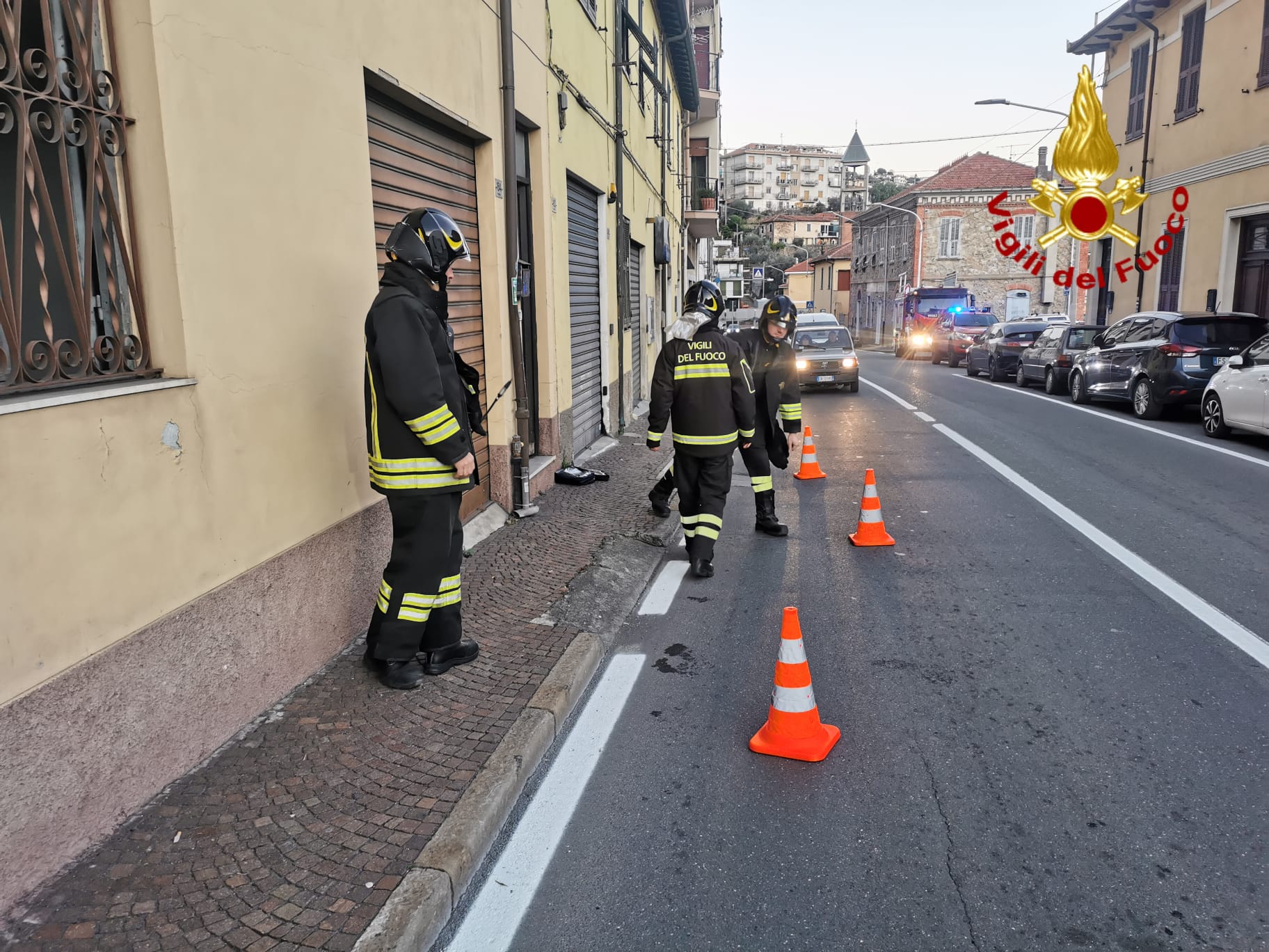 vigili del fuoco imperia via nazionale fuga di gas_02