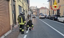 Fuga di gas in via Nazionale a Imperia, intervengono i vigili del fuoco