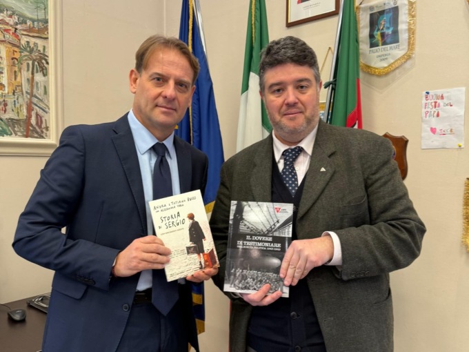 Marco Scajola ha incontrato il presidente della sezione Aned Simone Falco