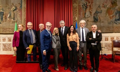 Senardi a Montecitorio per l'85° compleanno di De André