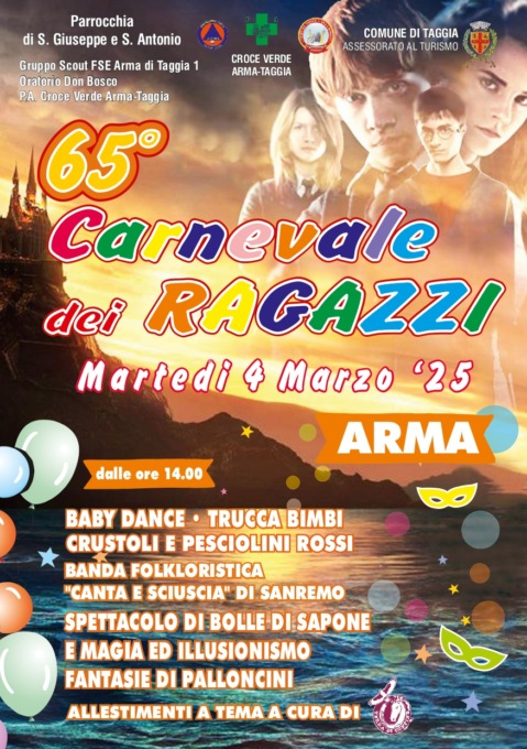 Torna il Carnevale dei Ragazzi: magia e divertimento nel segno di Harry Potter