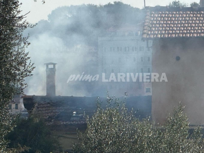 Incendio in una abitazione di Roverino, a Ventimiglia