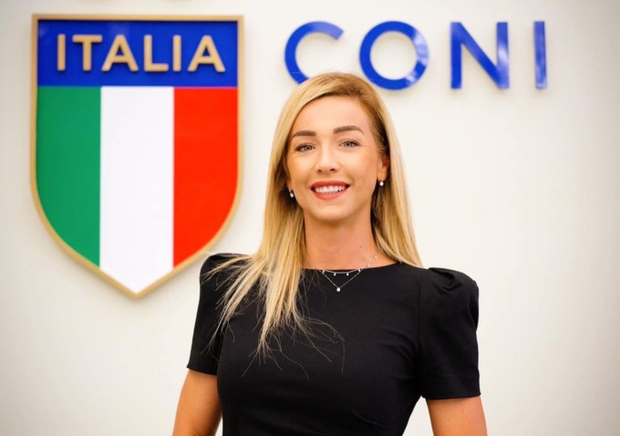 Ex campionessa di lancio del martello Silvia Salis (moglie del regista Fausto Brizzi) candidata sindaco di Genova