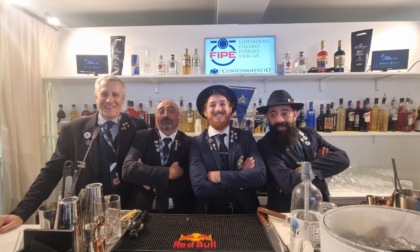 I barman Aibes con Fipe Confcommercio nella Siae Lounge