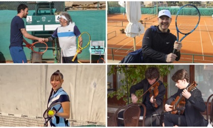 Sfilata di vip al Circolo Tennis di Sanremo per raccogliere fondi per il Gaslini