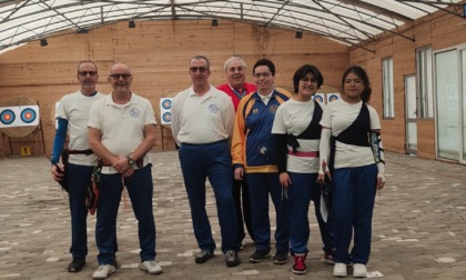 Gli arcieri di San Bartolomeo alla gara indoor di Imperia