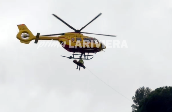 Ferito da un colpo di fucile durante una battuta di caccia a Camporosso