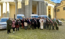 Alessandro Piana ha inaugurato i mezzi di trasporto scolastico e sociale dell'Unione Comuni Alta Valle Arroscia