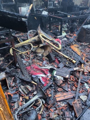 Arimondo dona mille euro alla Banda di Diano dopo l’incendio