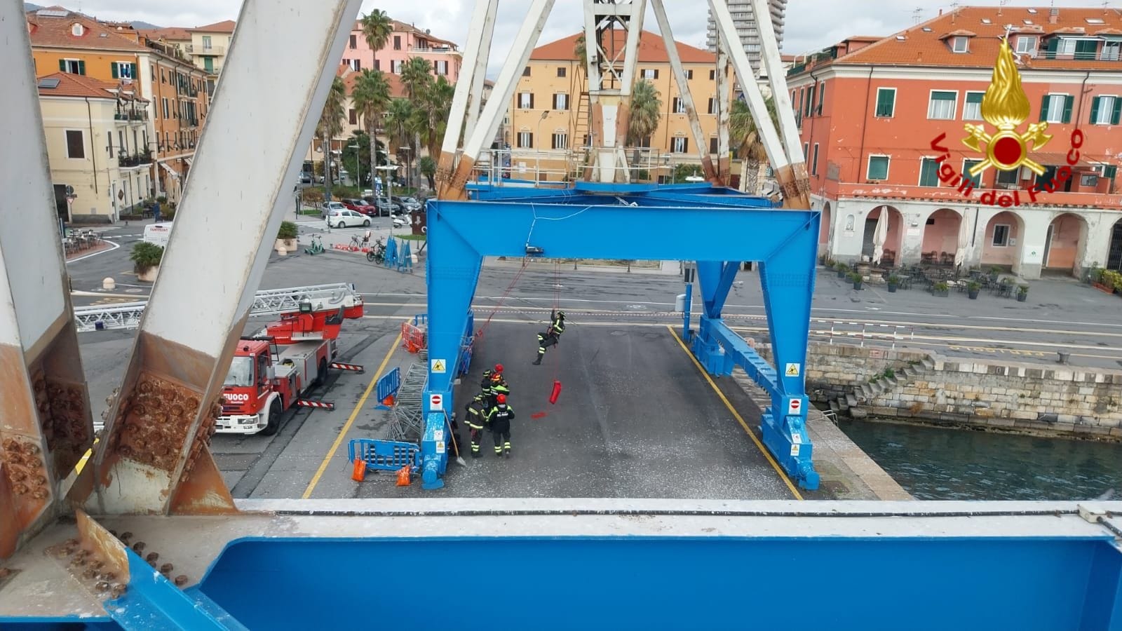 vigili del fuoco di imperia giornata addestrativa