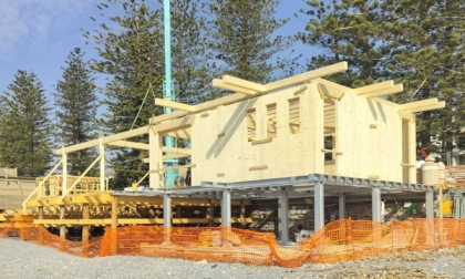 Sta prendendo forma il nuovo ristorante Marina Beach di Bordighera