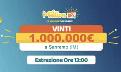 MillionDAY: a Sanremo venduto bilglietto vincente da 1 milione di euro