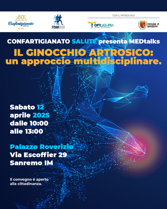 Confartigianato, nuovo evento MedTalks sul ginocchio artrosico
