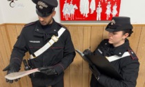 In centro con machete di 30 cm. Arrestati dai Carabinieri