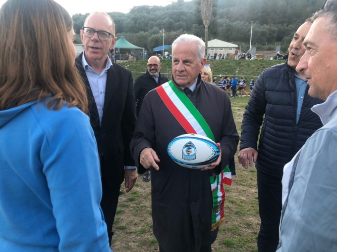 Inaugurato il restaurato campo da rugby Pino Valle