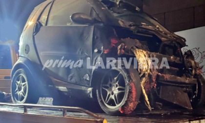 Auto prende fuoco in un garage di San Biagio della Cima