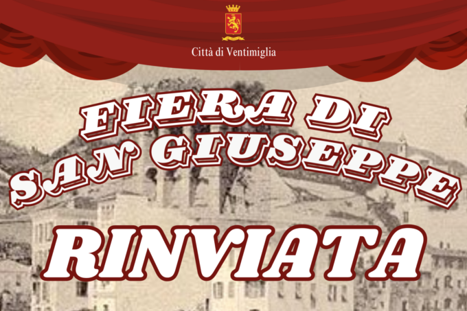 Rinviata per maltempo la fiera di San Giuseppe