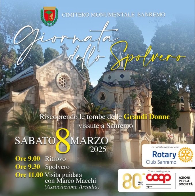 Visita al cimitero monumentale per la Festa della Donna