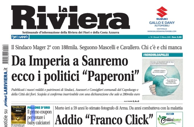 Redditi e patrimoni di sindaco, assessori e consiglieri di Sanremo e Imperia