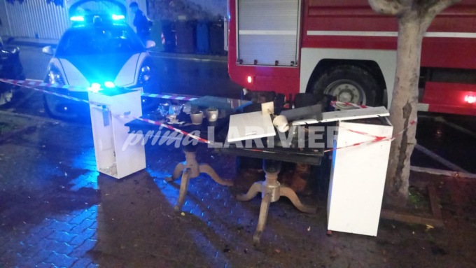 Due feriti nell’incendio di una stufa fuori da un ristorante a Ventimiglia