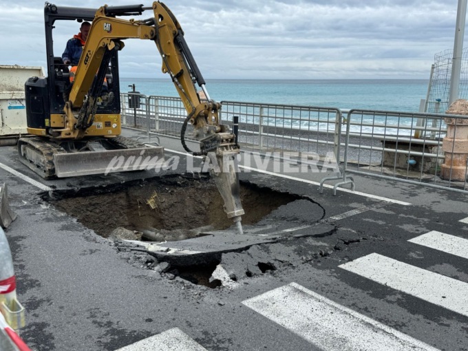 Cantiere sul lungomare: scatta l’ordinanza, giovedì niente mercato a Bordighera