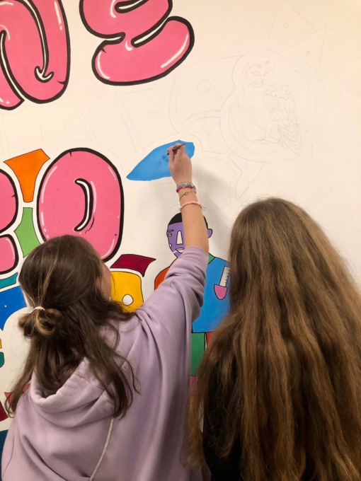 Un murale per il Cag “Stazione centro”