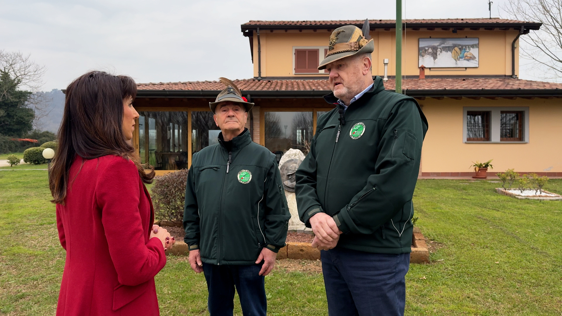 foto intervista alpini