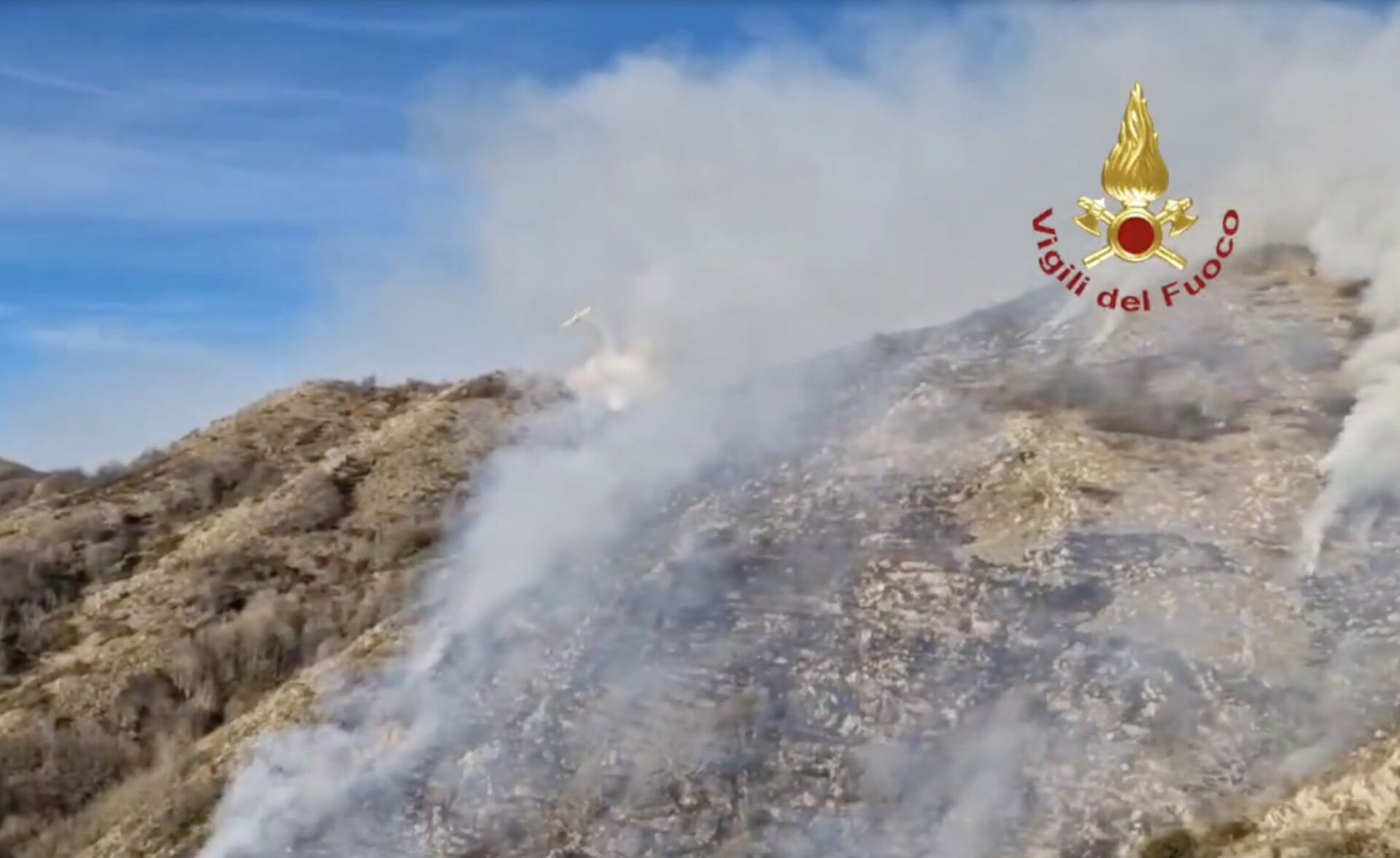 incendio tavole san bernardo di conio 4 marzo 2025